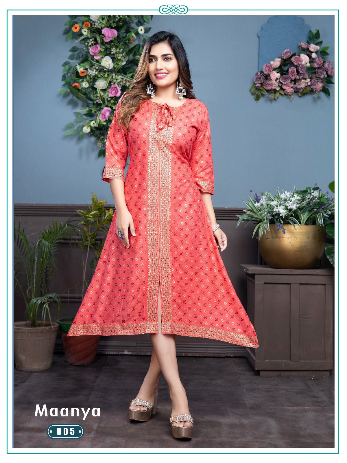 Maanya By Golden Printed Designer Kurtis Catalog
